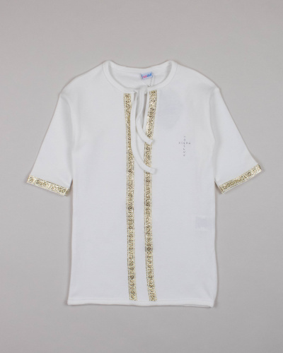 SUNDOLL 5010 Рубашка для крещения (цвет: Кремовый\золотой)