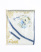RAMEL 463 Простынка купальная с уголком  (цвет: Белый с синим)