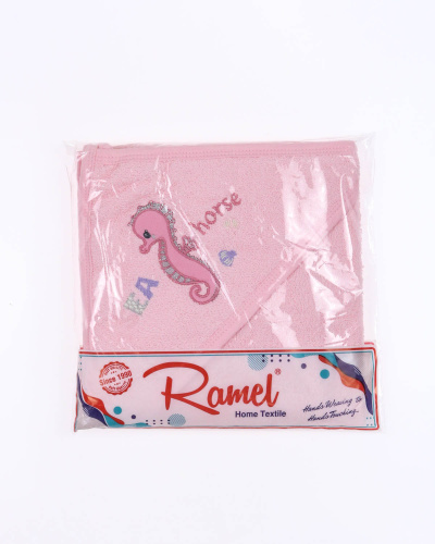 RAMEL 304 Простынка купальная с уголком  (цвет: Розовый)