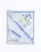 RAMEL 353 Простынка купальная с уголком  (цвет: Белый с голубым)