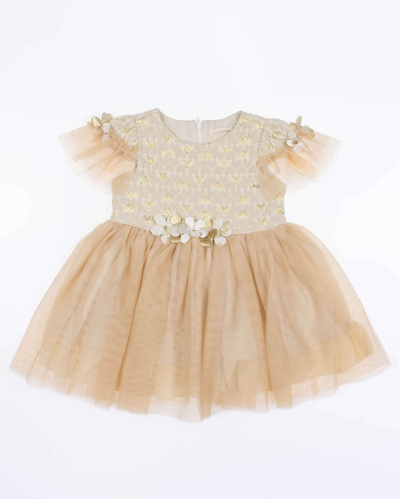 BABY ROSE 4253 Платье  (цвет: Бежевый)